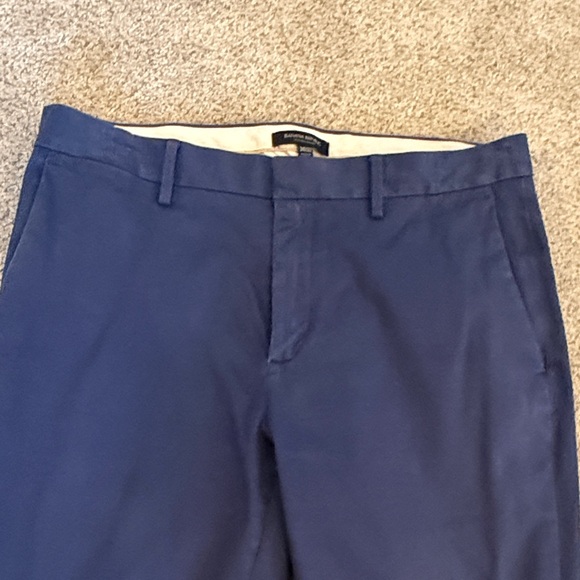 Banana Republic Fulton Chino Mens Navy Blue Pants - Picture 4 of 6